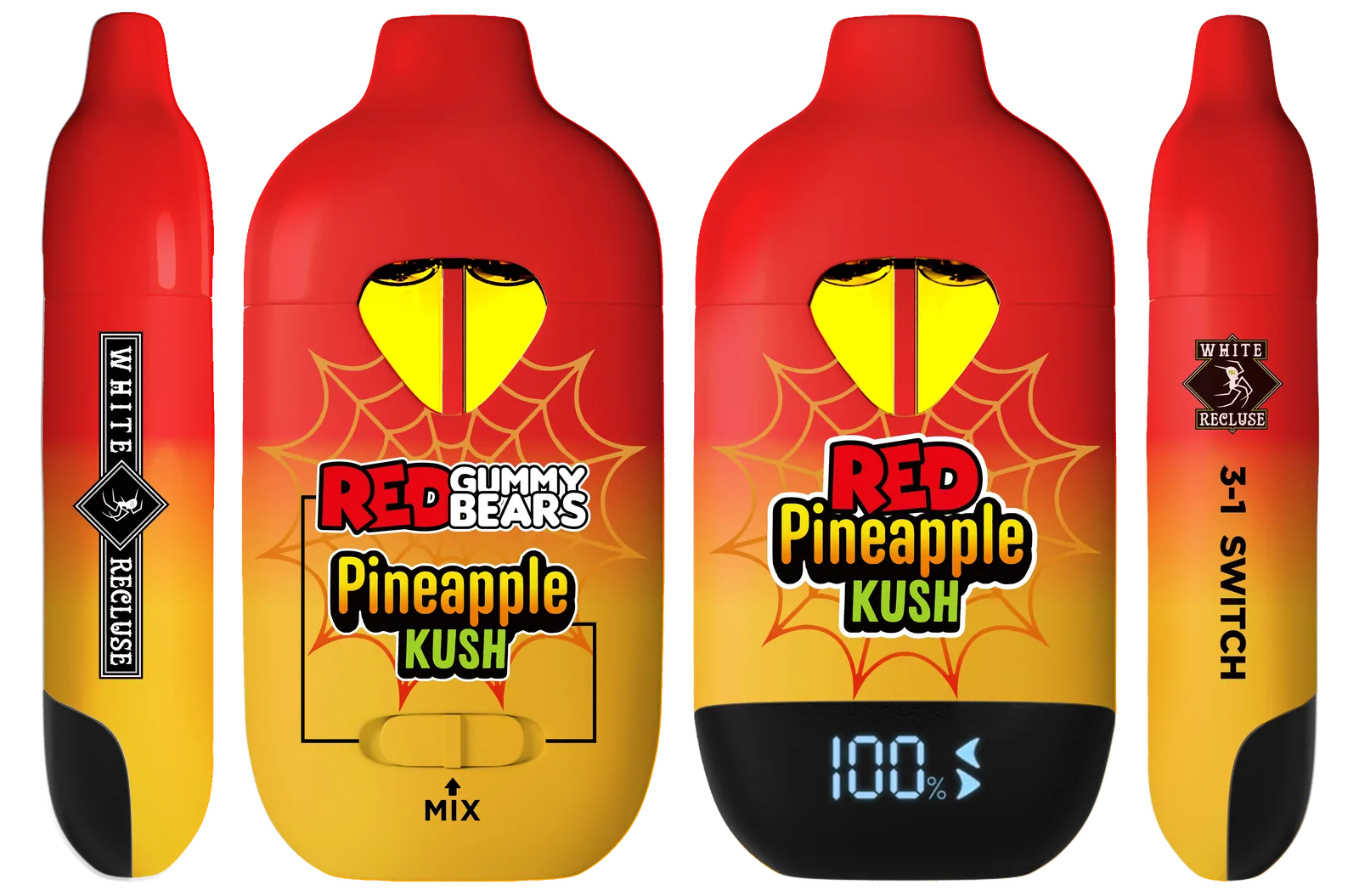 Red Pineapple Kush 2g vape